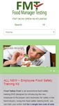 Mobile Screenshot of foodmanagertesting.com
